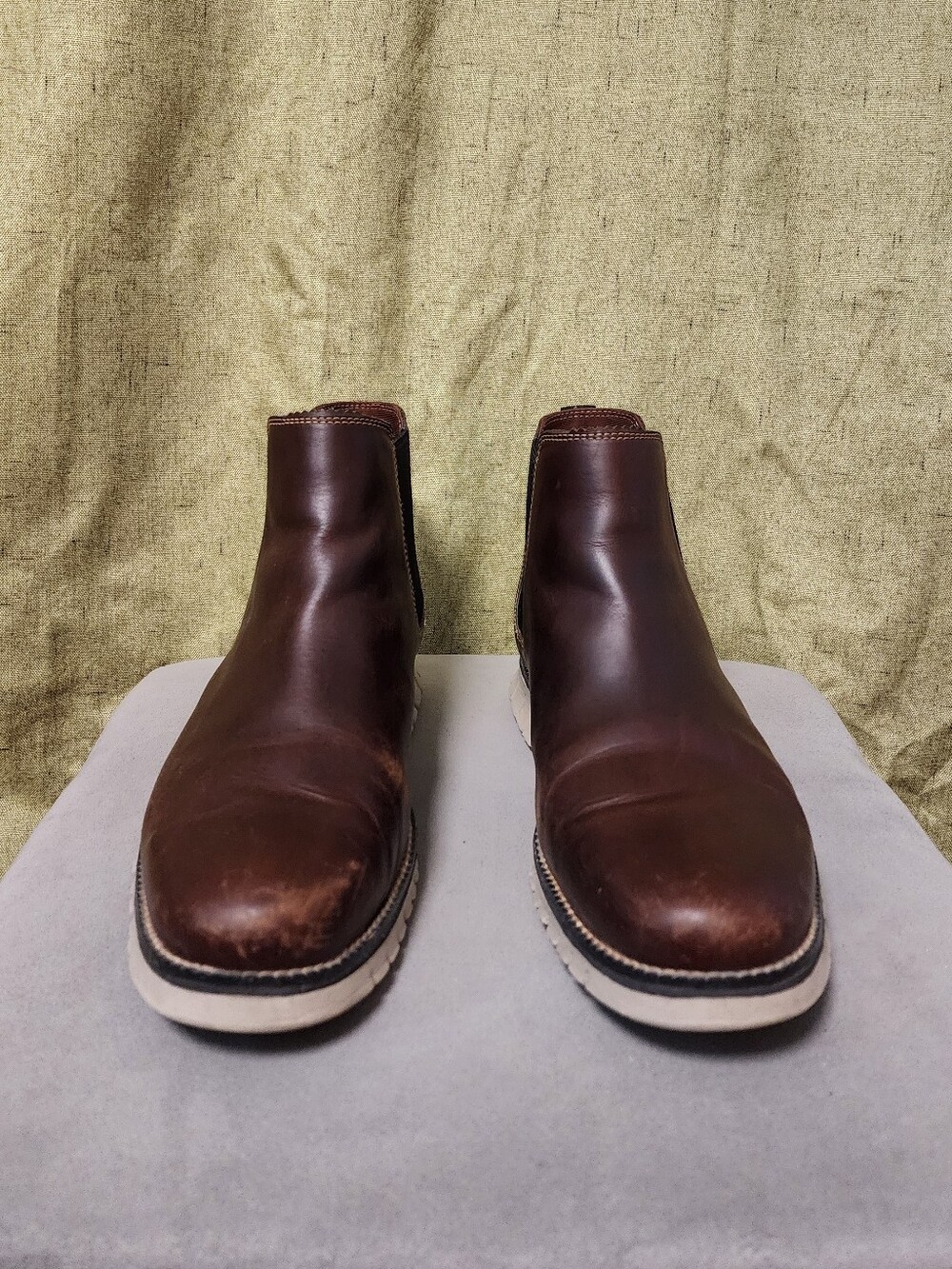 Cole Haan Men's Brown Leather Chelsea Boots